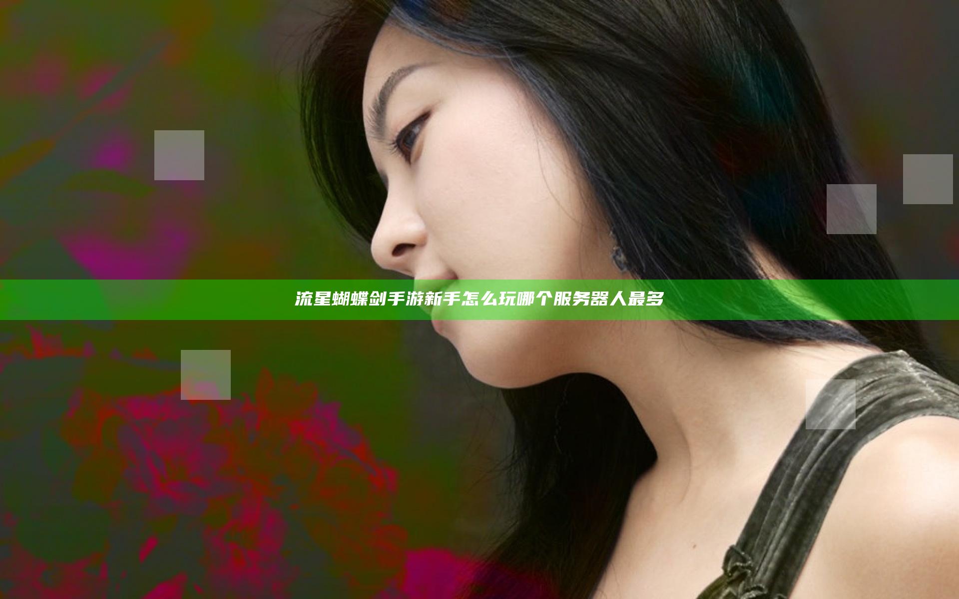 流星蝴蝶剑手游新手怎么玩 哪个服务器人最多